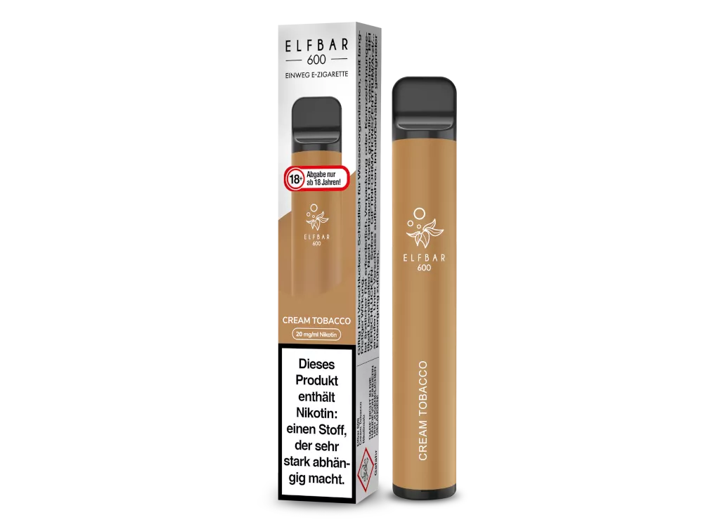 Elf Bar 600 Tobacco Nikotinfrei jetzt online kaufen