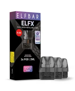 Elf Bar ELFX Refillable Pods 0.6 Ohm - 3er Pack